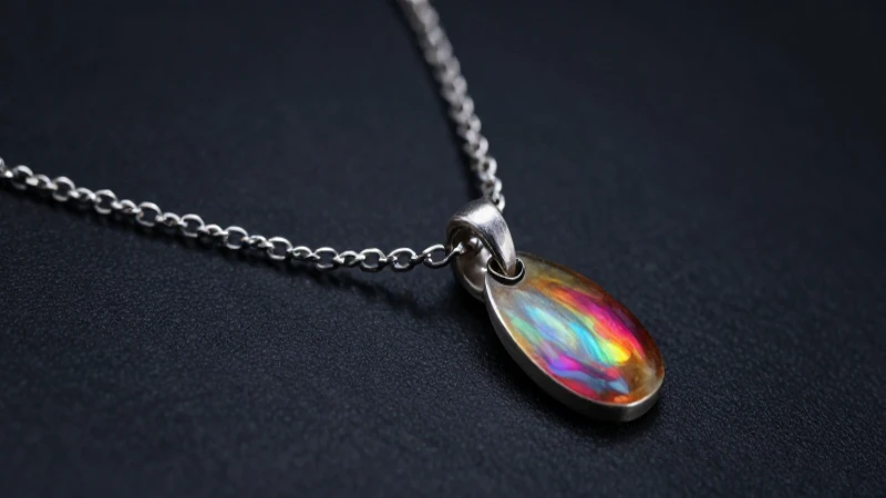 Collar de plata elegante e impactante