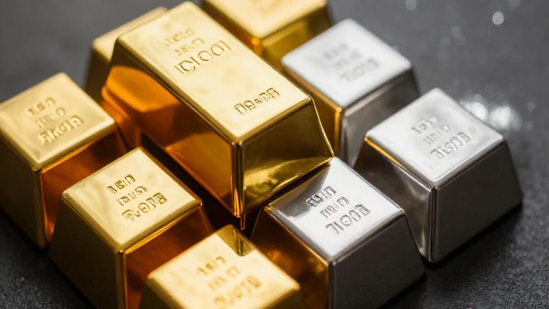 Barras de oro resaltan en estudio profesional