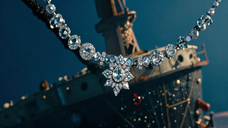 Joyas resplandecen en el Titanic sumergido