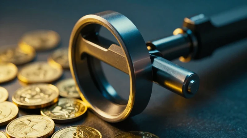 Detecta monedas doradas con luz dramática