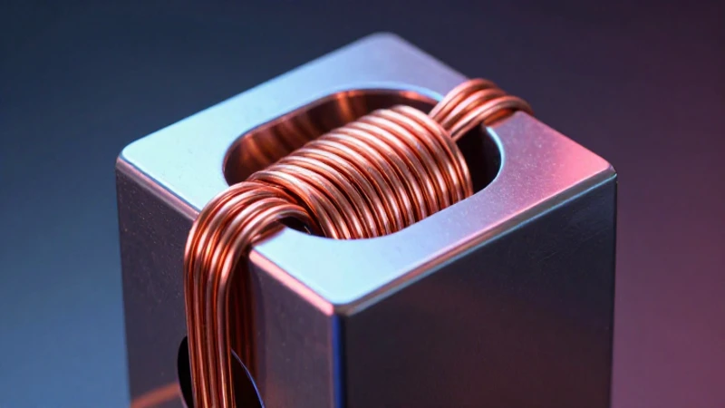 Cubo metálico brillante en primer plano, impactante