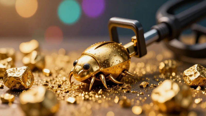 Detectores Gold Bug capturan oro brillante