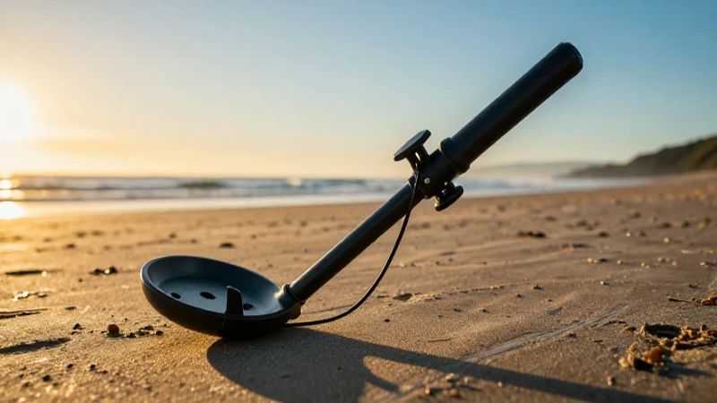Detectores de metal en playa bellamente fotografiados