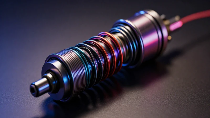 Bobina de encendido resalta detalles metálicos