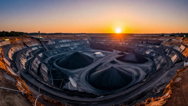 Cuáles son las fases de la actividad minera y cómo se llevan a cabo 6 Mina abierta espectacular al atardecer