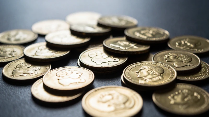 Monedas antiguas exhibidas con elegancia y detalle