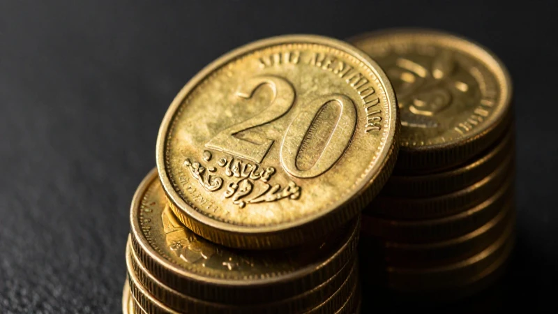 Moneda mexicana antigua en primer plano dorado