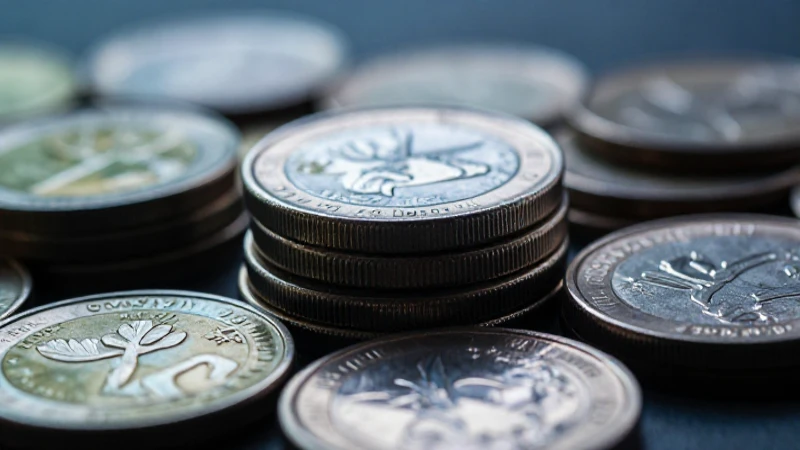 Monedas plateadas, fotografía cinematográfica y llamativa