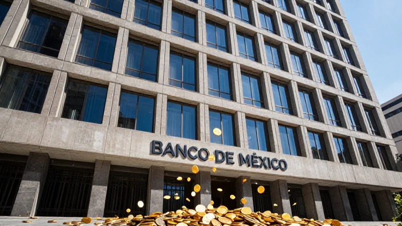 Cuáles son las monedas que compra el Banco de México 4 Fachada del Banco de México: monedas doradas caen