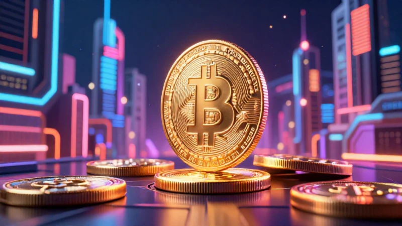 Ciudad futurista brillante y vibrante