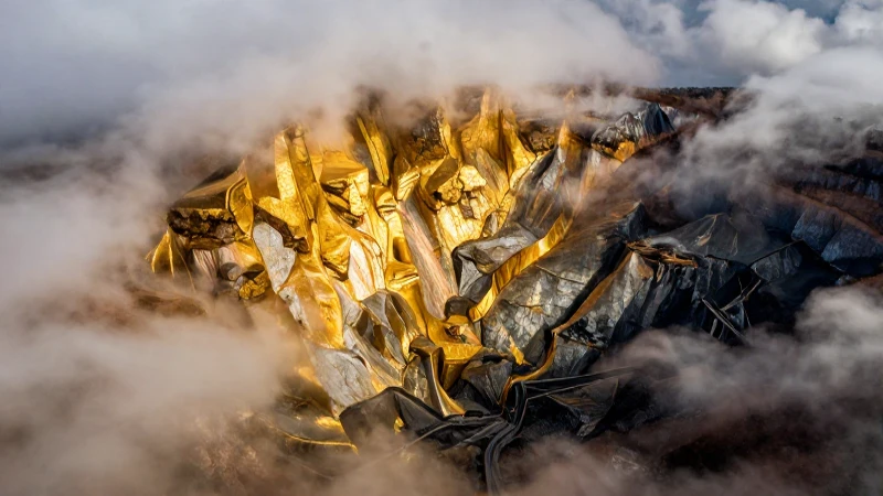 Mina El Castillo: oro épico y vibrante