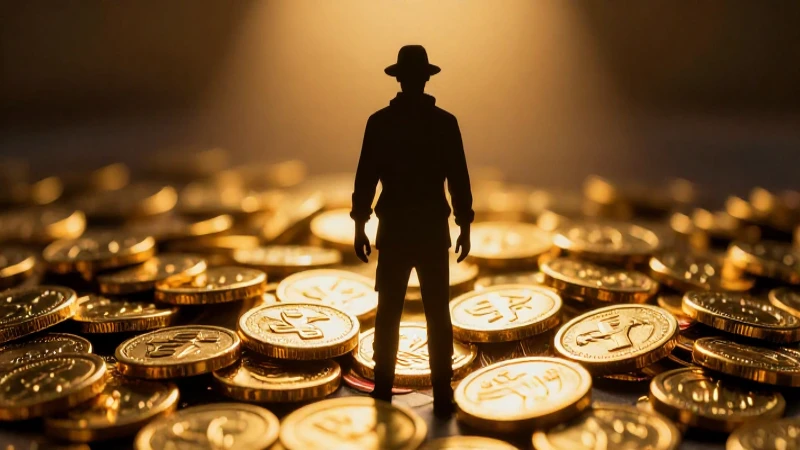 Monedas de oro antiguo en primer plano, cautivador