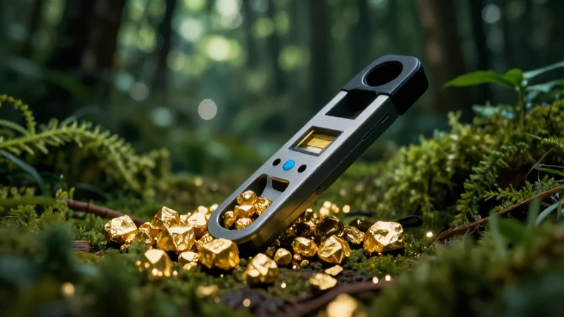 Detecta oro en un paisaje vibrante y cinematográfico