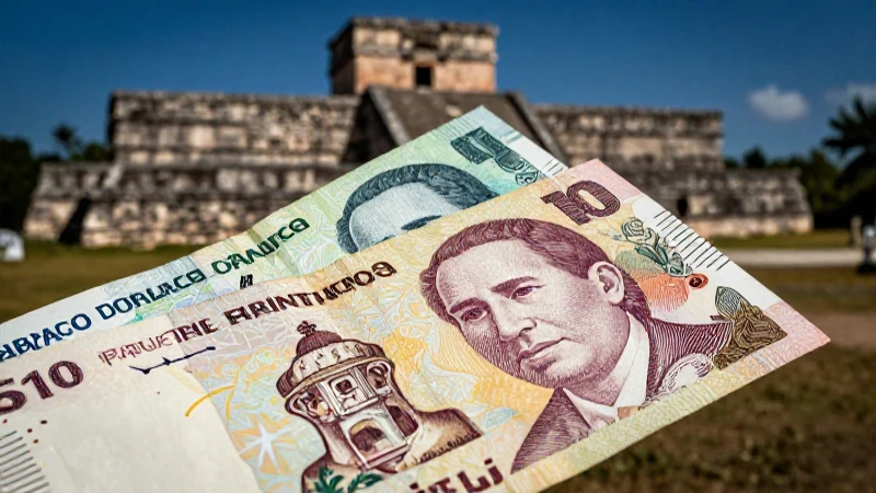 Billetes mexicanos: arte visual llamativo y moderno