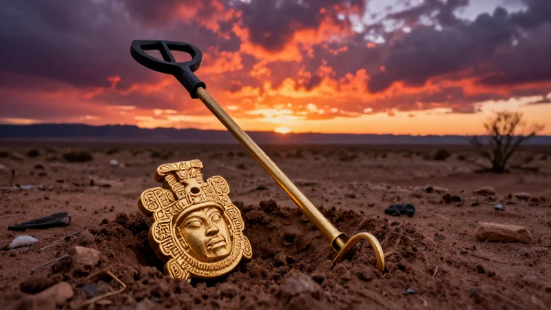 Tesoro azteca hallado en el desierto mexicano