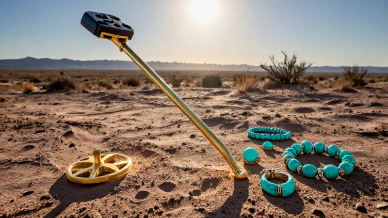 Desierto mexicano con tesoros bajo luz dorada
