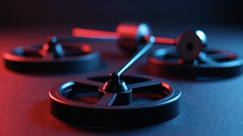 Objetos metálicos resaltan en primer plano cinematográfico