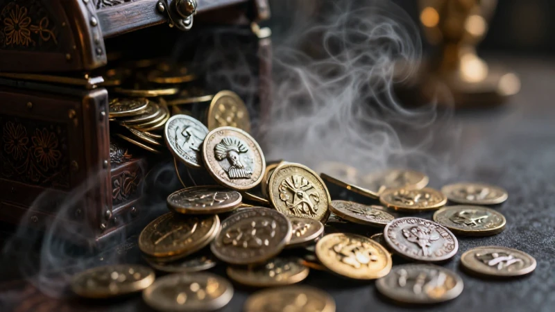 Monedas medievales deslumbrantes en oro y plata