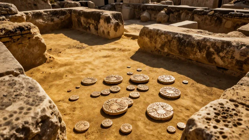 Cuándo y dónde puedes encontrar monedas perdidas 3 Monedas romanas doradas yacen en ruinas