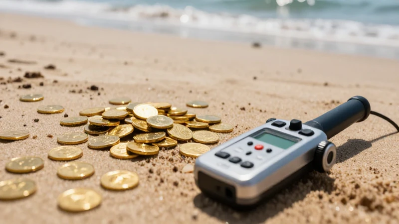 Cuándo y dónde puedes encontrar monedas perdidas 7 Monedas doradas brillan en la playa