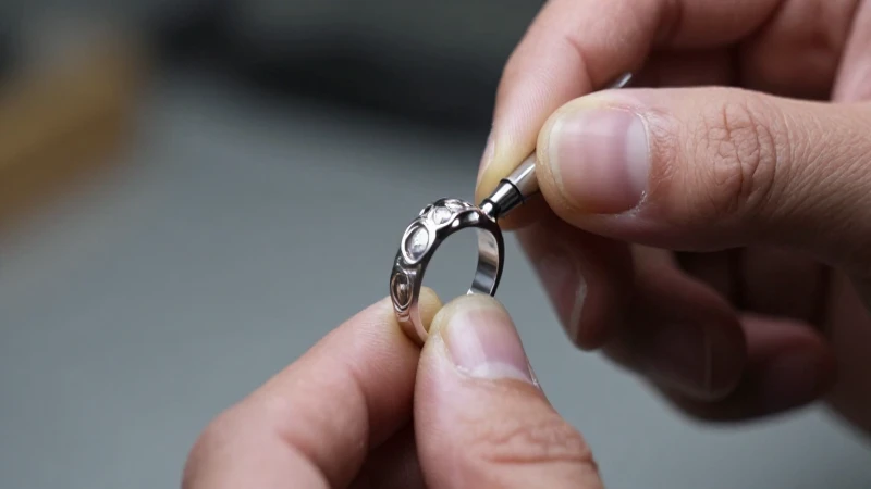 Anillo intrincado resalta en fotografía profesional