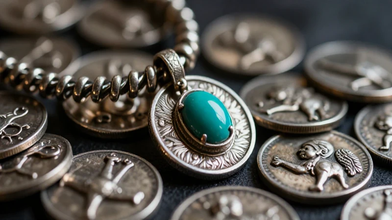 Joyería antigua resalta en vibrantes tonos