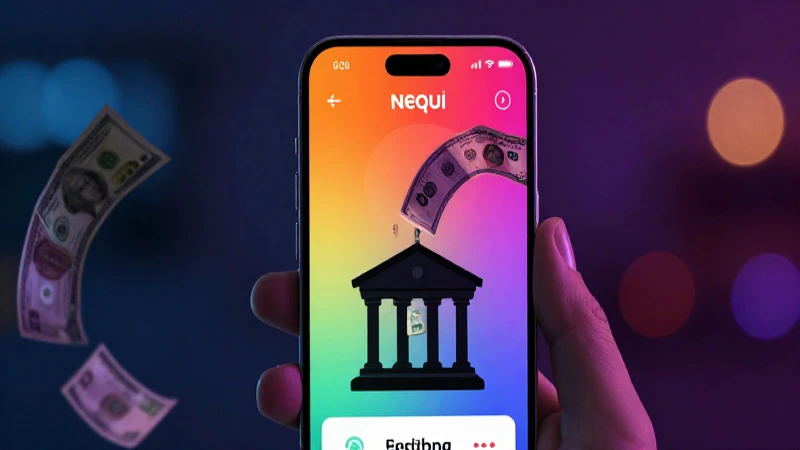 Cuánto cuesta transferir dinero de Nequi a otro banco 2 Aplicación móvil muestra transacciones financieras llamativas