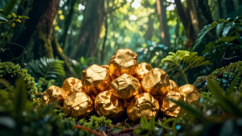 Foto dramática y realista del nugget ugandés