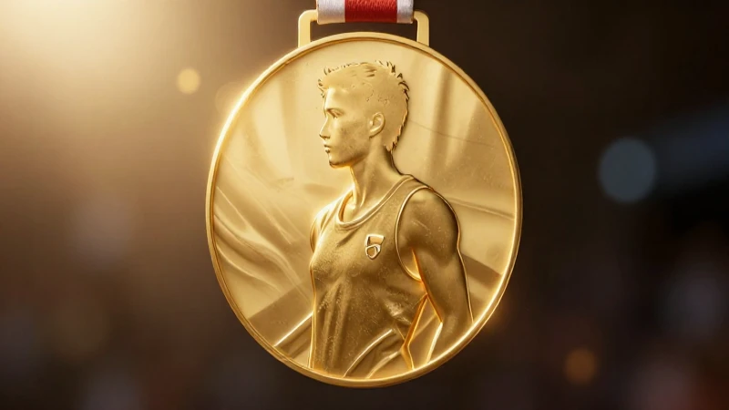 Cuánto oro se utiliza para hacer las medallas olímpicas 5 Atleta aclamado, medalla dorada en foco dramático