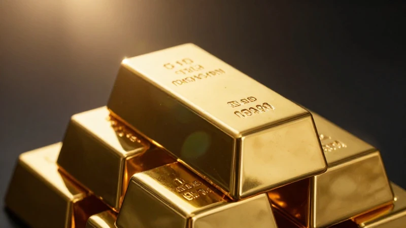 Lingotes de oro apilados con luz dramática