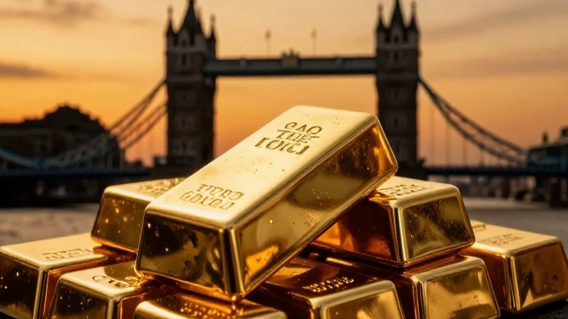 Oro veneciano, Tower Bridge: imagen dramática y vibrante