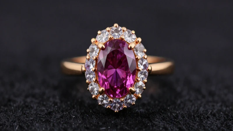 Anillo dorado con gemas, lujo y alto valor