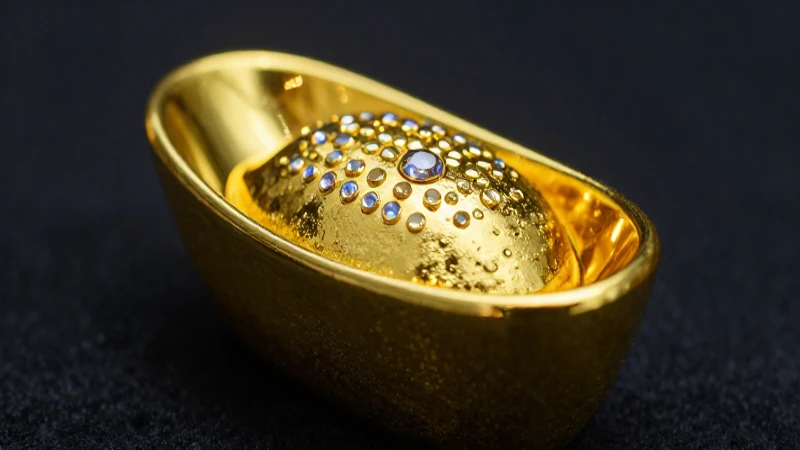 Metal precioso brilla con gemas deslumbrantes