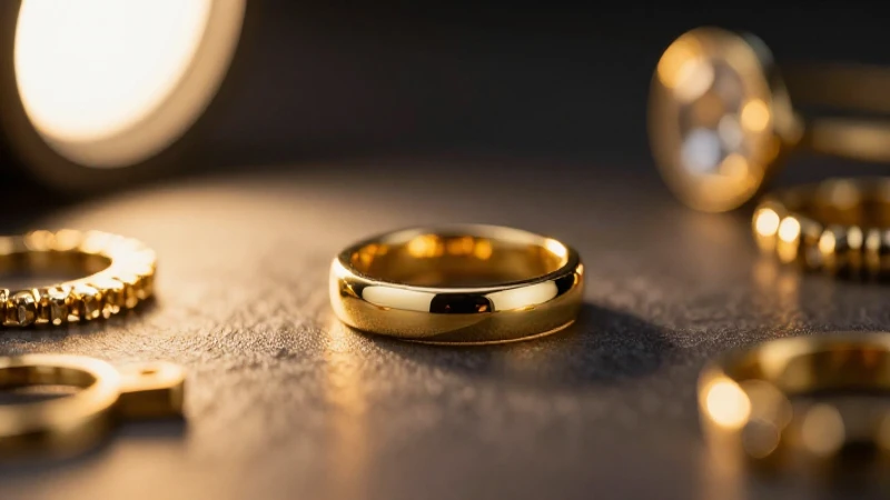 Anillo dorado destaca en iluminación cinematográfica
