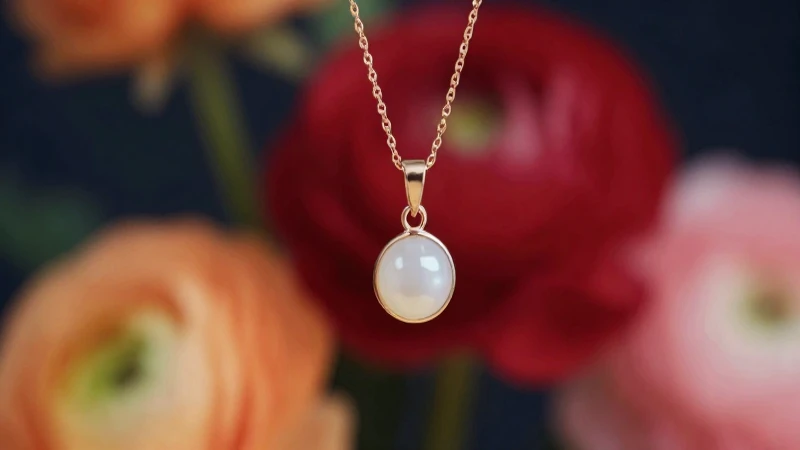 Collar dorado elegante con rica fotografía