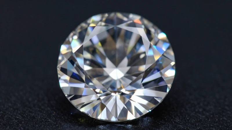 Diamante lujoso resplandece en fondo oscuro