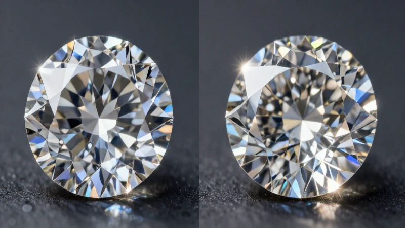Diamantes naturales y cultivados: comparación lujosa