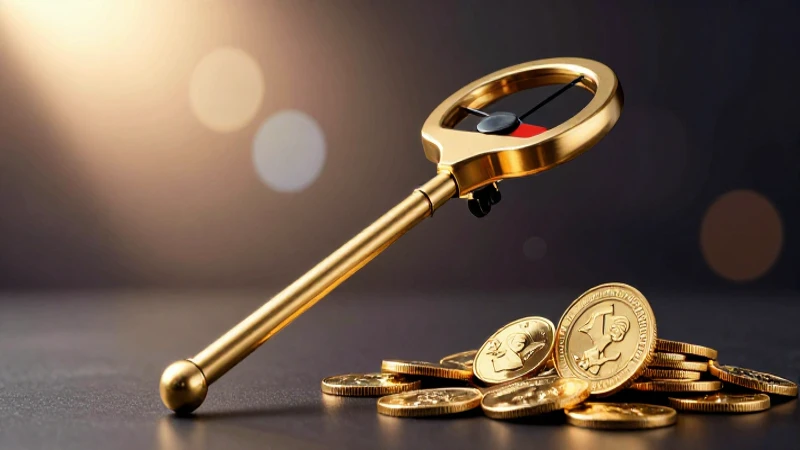 Detector OKM: Encuentra los Mejores Detektoren para Comprar 3 Tesoro dorado resplandeciente en foco dramático