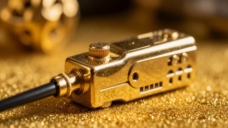 Detecta pepitas de oro con luz cinematográfica