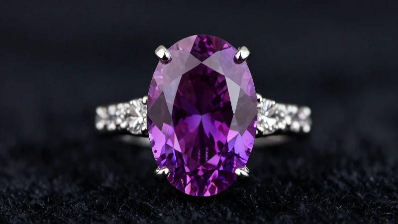 Anillo de diamantes, lujo elegante y resplandeciente
