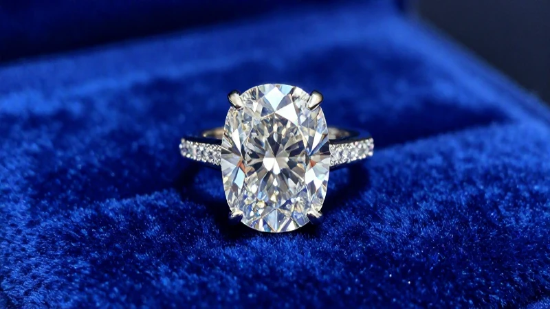 Sabías que el diamante Cullinan es el más grande del mundo 5 Anillo Cullinan II, lujo en primer plano