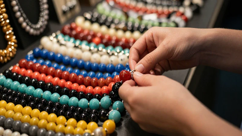 Joyas vibrantes elegidas por una mujer