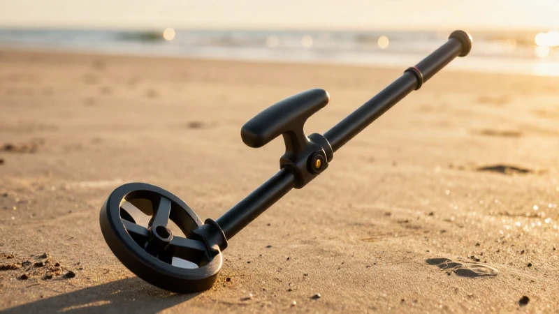 Dónde puedo alquilar un detector de metales para uso temporal 4 Detectando tesoros en la playa al atardecer