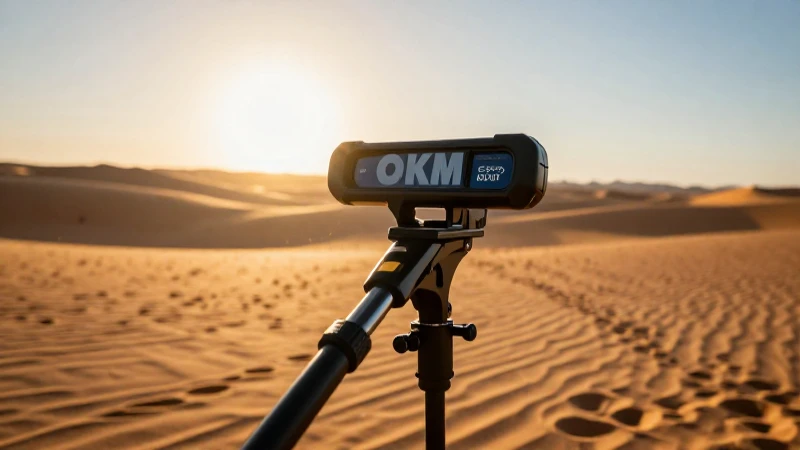 Detector OKM EXP 6000 en desierto dorado