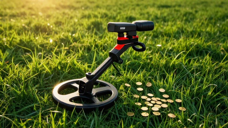 Monedas doradas halladas con detector profesional