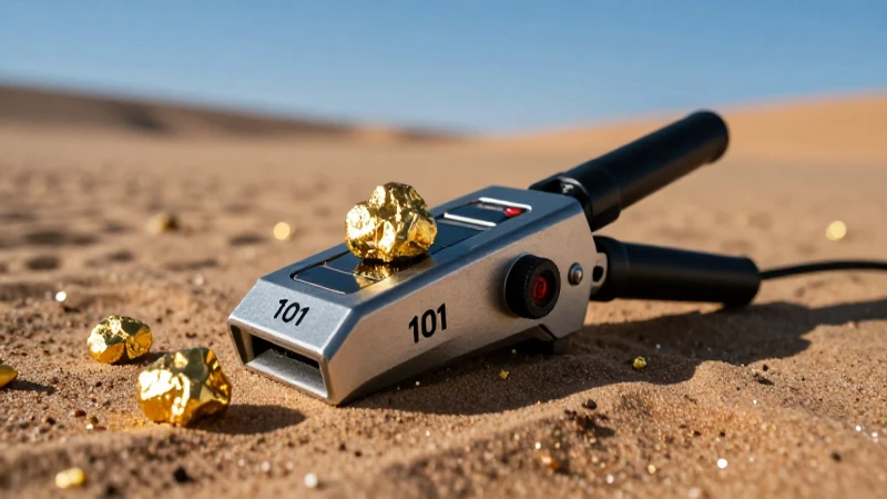 Dónde puedo comprar el detector de metales Pioneer 101 3 Detector de oro en desierto vibrante y cinematográfico