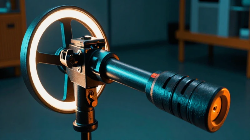 Detector metálico RD 8000 en ambiente industrial