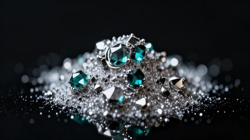 Dónde puedo encontrar el acetiluro de plata 4 Cristales brillantez metálica en negro dramático