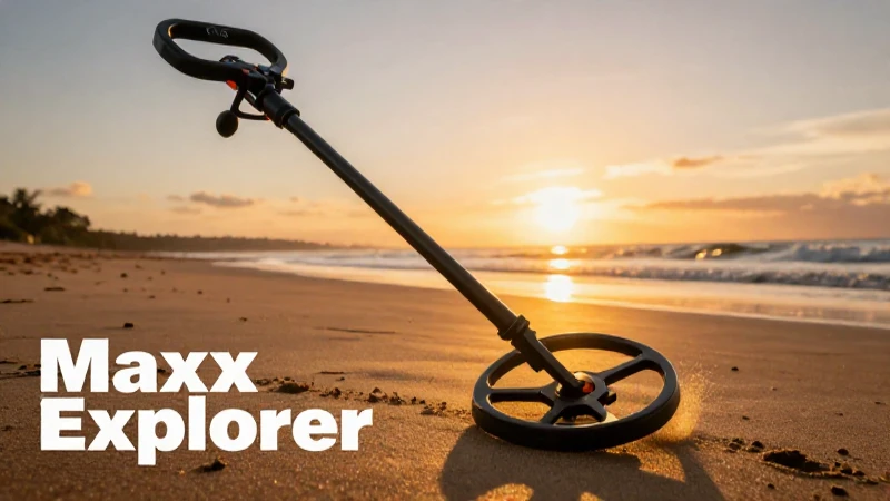 Detectores Maxx Explorer: aventura dorada al atardecer