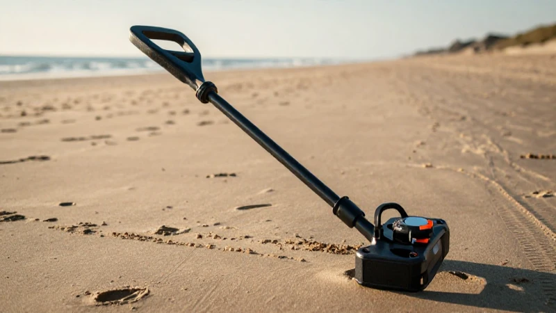 Detector Nokta Makro Simplex en playa dorada